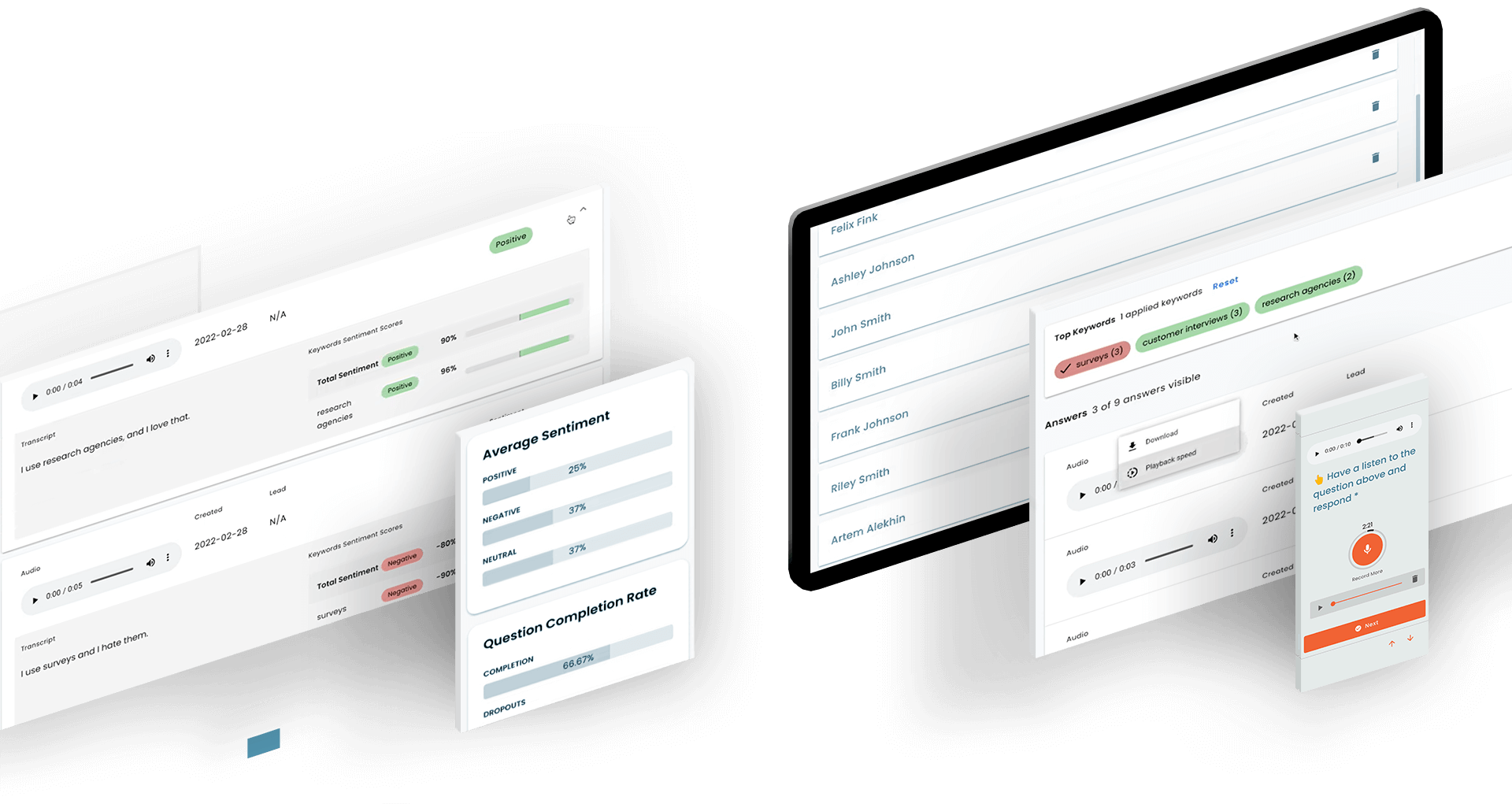 audio survey features - TYP | TylerYanta.com